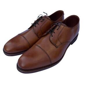 Allen Edmonds Lexington Cap Toe Derby Tan Leather 10.5